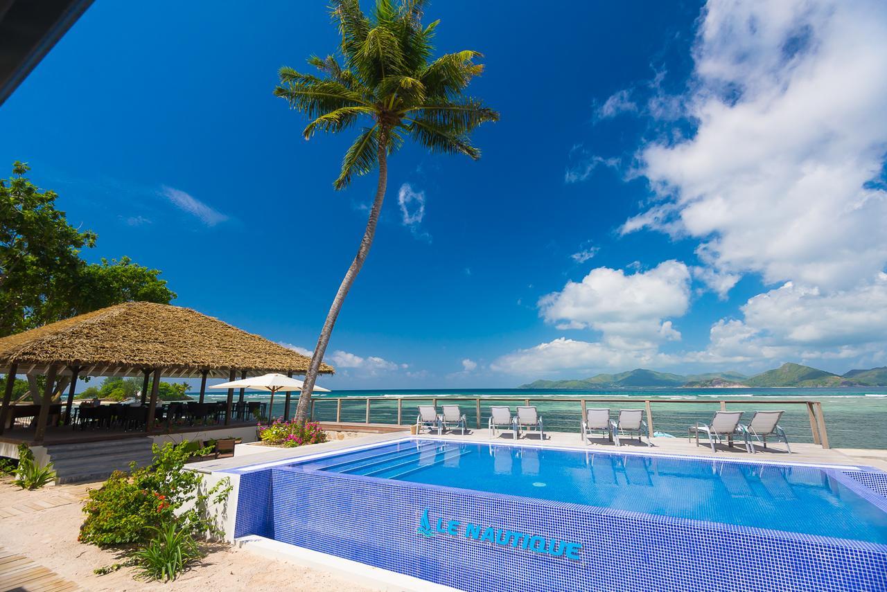 Le Nautique Waterfront Hotel La Digue Bagian luar foto