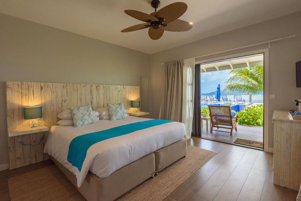 Le Nautique Waterfront Hotel La Digue Bagian luar foto